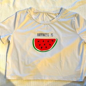 Watermelon crop top
